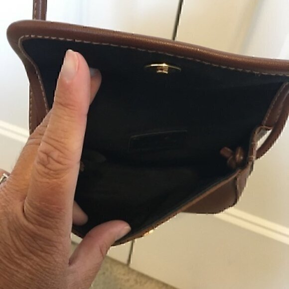 Vintage brown Liz Claiborne crossbody purse - Picture 11 of 16